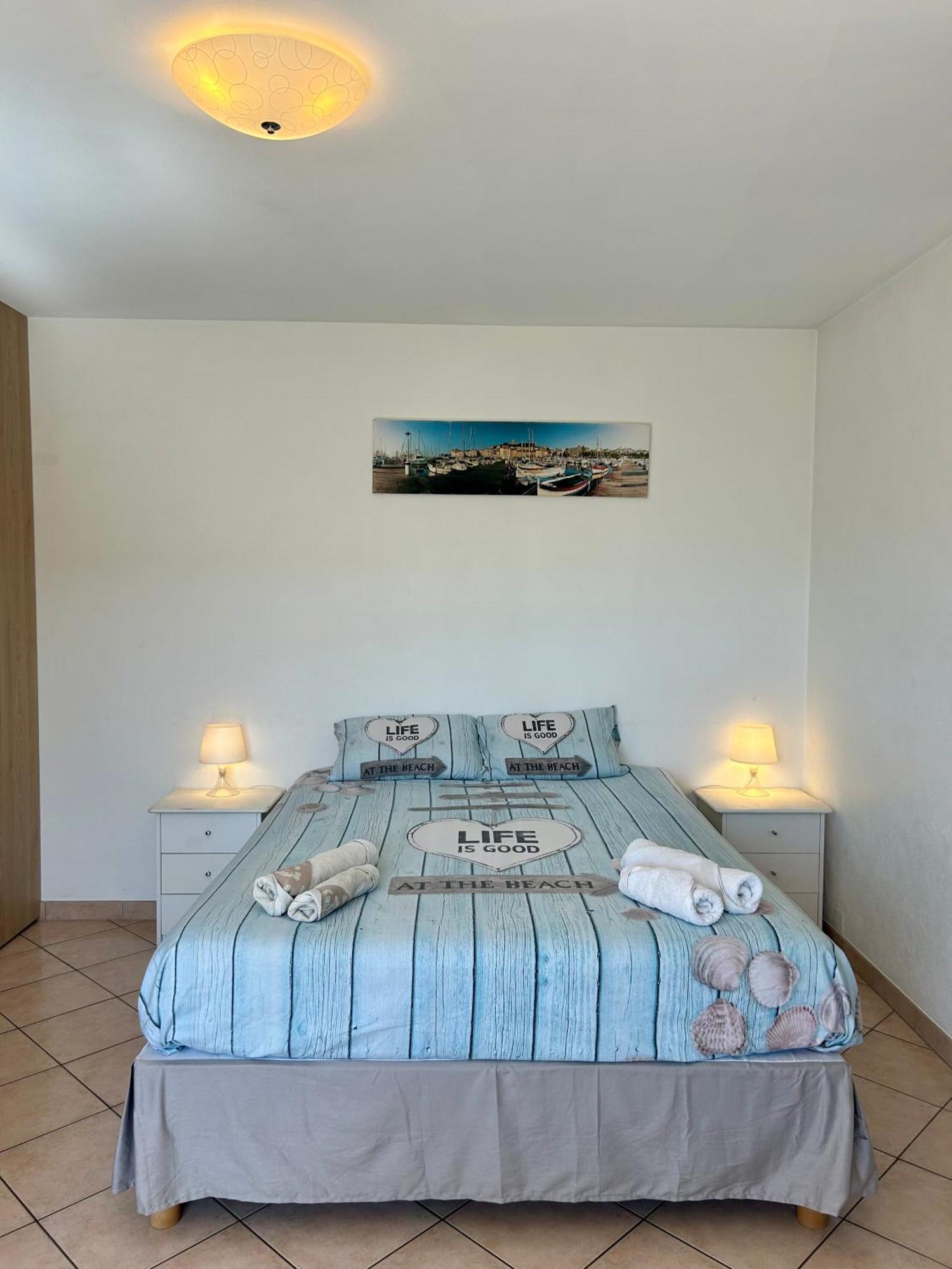 Les Ondes - Terrasse Rdc Villa Calme Parking Proche Plage อองทีบส์ ภายนอก รูปภาพ